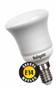 Лампа компактная люминесцентная энергосберегающая 94086 NCL-R50-08-830-E14 Navigator 4607136940864 
			