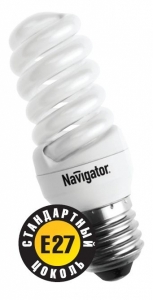 Лампа компактная люминесцентная энергосберегающая 94090 NCL-SF10-11-827-E27 Navigator 4607136940901 
			