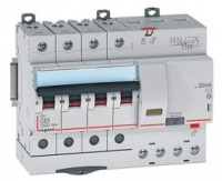 Дифференциальный автомат DX3 4П C10А 300MA-A Legrand 411238 
			